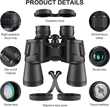 ronhan 20x50 high power military binoculars